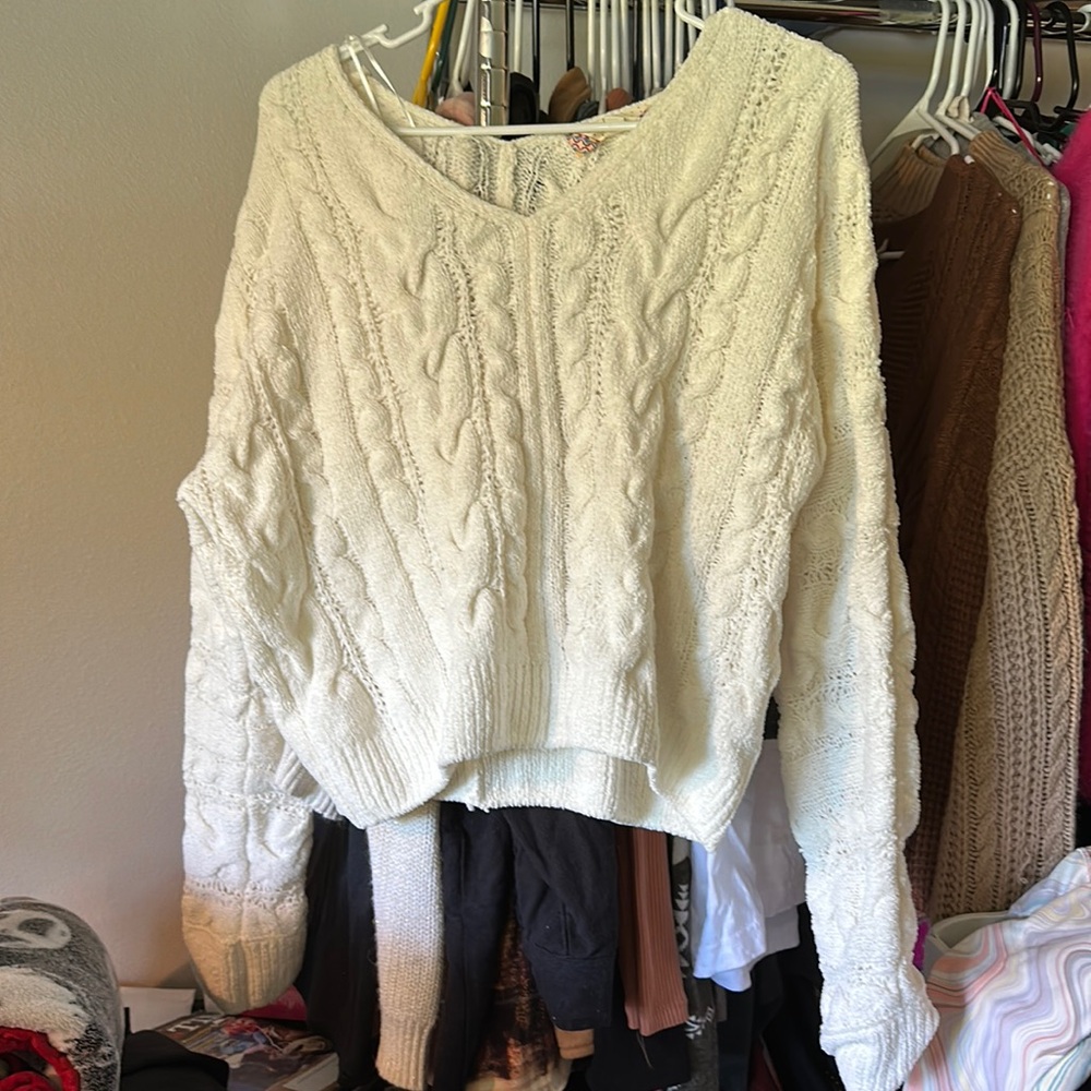 White sweater